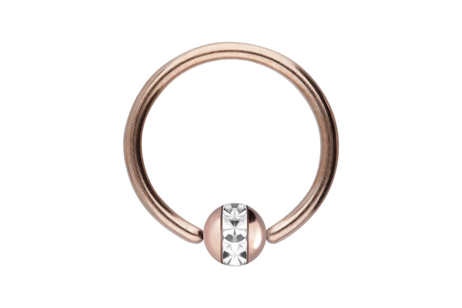 Chirurgenstahl Klemmkugelring Piercing EPOXY-RING-KUGEL